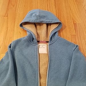Hannah Andersson Sherpa Lined Zip-Up Hoodie